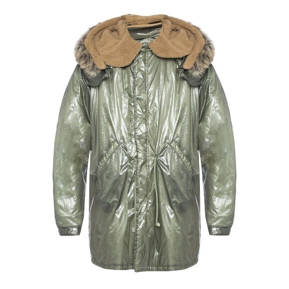 Yeezy Season 5 Long Sleeve Green Hooded Parka L - Picture 14 of 15
